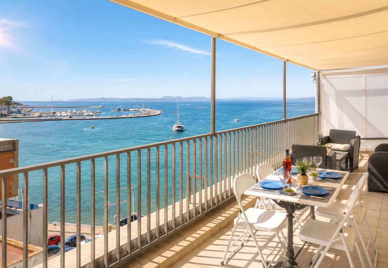 Apartment in Rosas / Roses - Estrella de Mar Atico 1 linea Roses - Immo Barneda